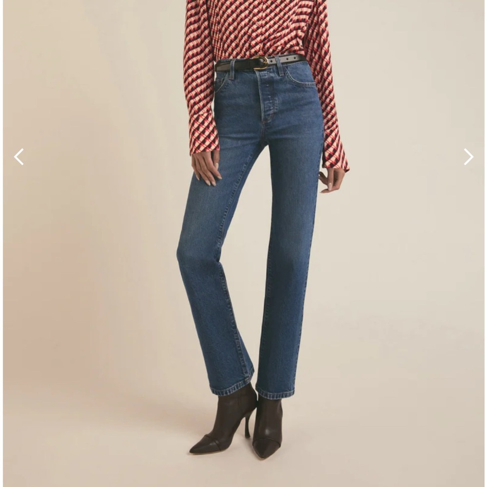 Favorite Daughter Classic Indigo Straight Leg Jeans